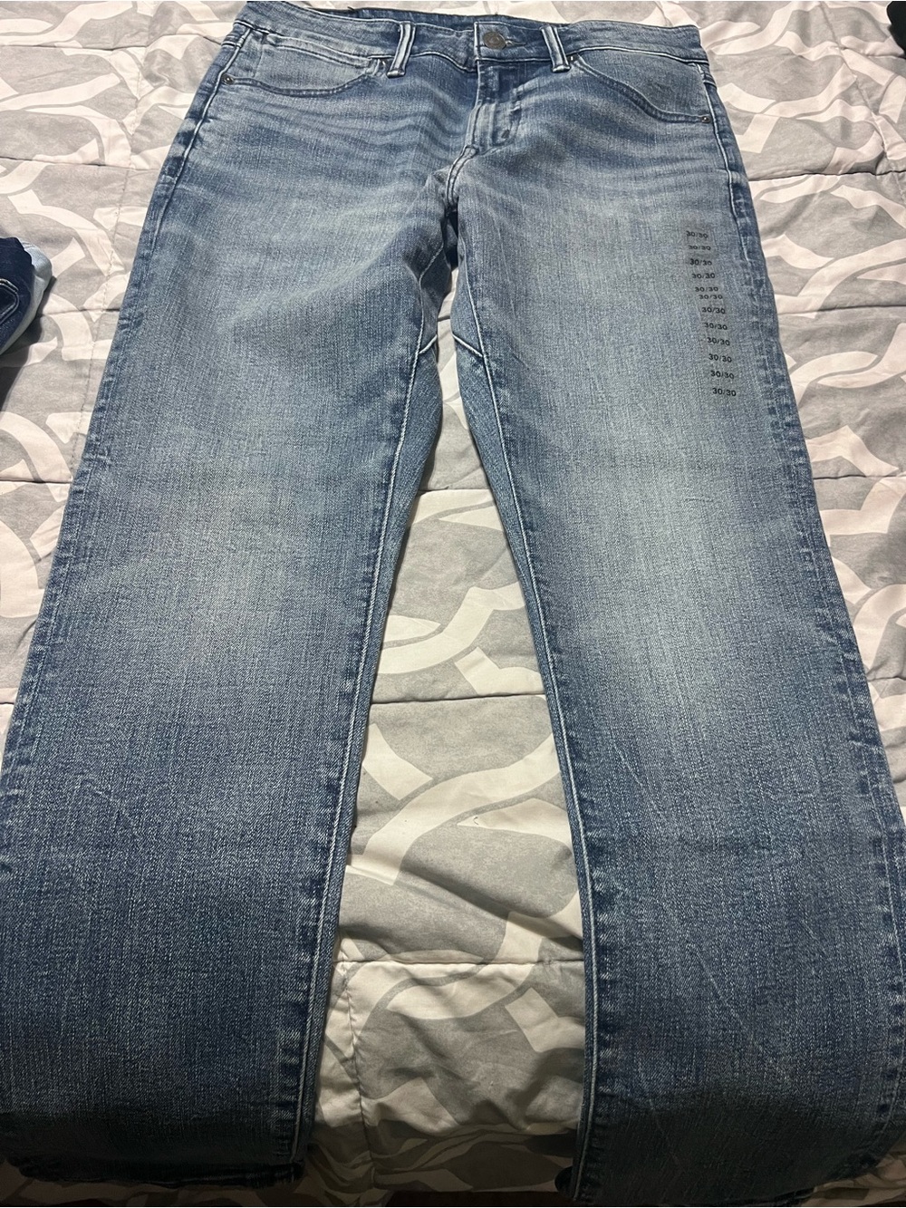 American Eagle Outfitters Light Blue Straight Leg Jeans